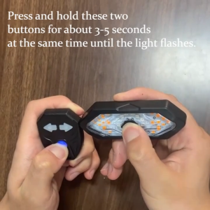 DARING ไฟท้ายจักรยานที่มีไฟเลี้ยว พร้อมกับไฟเลี้ยวจักรยานที่มีแตรอัจฉริยะ ไฟท้ายมี 5 โหมด รีโมทคอนโทรล ชาร์จ USB ไฟแสดงความปลอดภัย