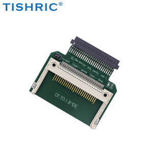 TISHRIC 1.8inch CF to 50Pin IDE Adapter Card Compact Flash to IDE Converter for Toshiba Hard Drive SSD Support Laptoop PC