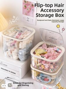 YUHANG | Large Capacity Hair Accessory Storage Box