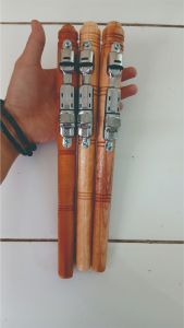 Gagang Joran Kayu Reel Seat Stainless Jinbo S6