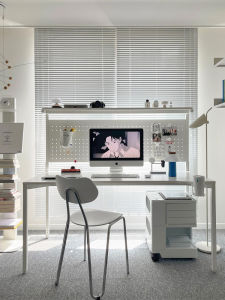 Nordic INS Minimalist Hole-board Computer Table Study Desk