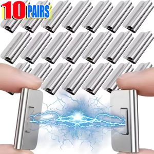 10Pairs Strong Magnetic Curtain Clips Drill-Free for Prevent Light Leaking Keep Curtain Closed for Bedroom Office Curtain Draperies
