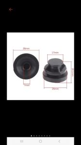 [HCM] Set 2 nắp đậy (28x18mm) đệm cao su bọc bảo vệ động cơ xe hơi Mazda Axela Atenza CX4 CX5