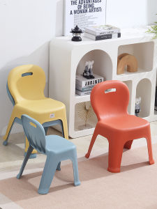 Thickened Plastic Backless Stool for Adults Bathroom Home Living Room Tea Table Children Bathing Board Stool Simple Practical Style