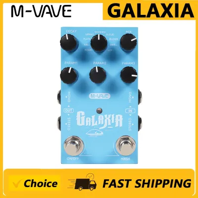 M‑VAVE GALAXIA Guitar Multi‑Effects Pedal Portable Electric Guitar Effects Processor With Amp Modeling Rechargeable Looper
