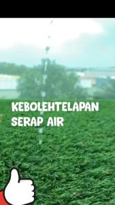 1×6M Premium Artificial Grass Green Carpet 25MM Fake Lawn Turf Mat with Dewatering Hole