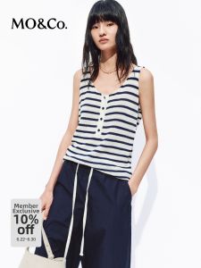 MO&Co. | Silk Cotton Linen Blend Vest New 2026 Summer Collection