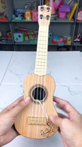 JIBIN - Mainan Anak Musik Gitar Ukulele Karakter / Guitar Music Tool Toy / Mainan Edukasi Mini Gitar