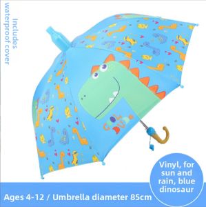 Cute Lightweight Childrens Sun & Rain Automatic Umbrella