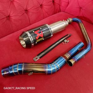 Knalpot Akrapovic Gp Lorenzo Carbon Vixion Cbr150r Cb150r R15 Byson Mx satria gsx sonic supra gtr dl