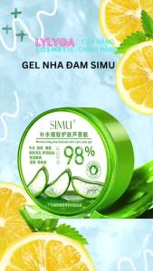 Gel Nha Đam dưỡng ẩm 98% 300ml Gel Lô Hội nội địa Trung dưỡng da mặt cấp ẩm sáng da mềm da dưỡng ẩm FELAA
