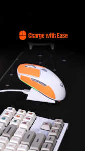 Meetion GW38 Gaming Mouse RGB Tri Mode Wireless Ergonomic 8000 DPI Magnetic Charge