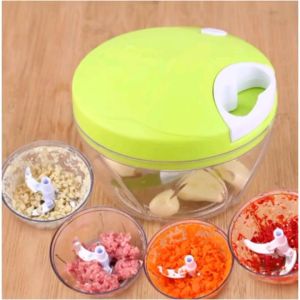 ANYELLA Multifunction Vegetable Fruit slicer | Speedy Design V Manual Meat Grinder | Garlic Presses