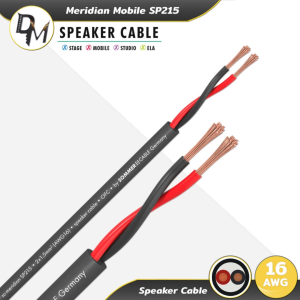 Sommer Meridian Mobile SP215 สายลำโพง 2x1.5 ทองแดง OFC 2คอร์ สำหรับ ลำโพง ตู้ซับ เบส Speaker Cable