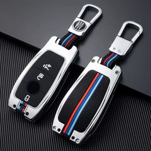 Bao Da Vỏ Bảo Vệ Ốp Chìa Khóa Bọc Chìa Khóa Phản Quang Cho Ô Tô Mercedes C E S GLC GLE GLS MAYBACH Từ Năm 2019