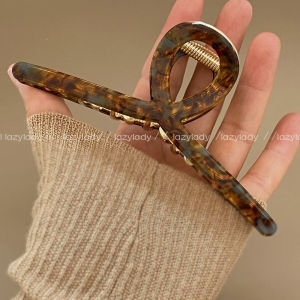 Large Size Alloy Shark Clamp Hair Clip Bathing Use Hair Accessories Vinegar Acetate Popular Internet Headwear Fashion Jewelry