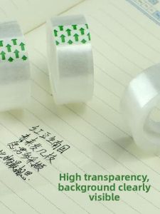 Transparent Mini Roll 10*25 Stationery Adhesive Tape for Students Office Supplies Polyacrylic Resin Based Glue Tape