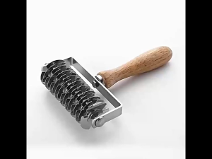 Stainless Steel Dough Lattice Roller Cutter Bread Pastry Baking Tool