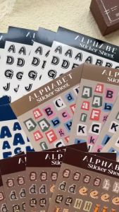 Stiker Huruf Jurnal Aesthetic: Dekorasi DIY Untuk Jurnal Anda