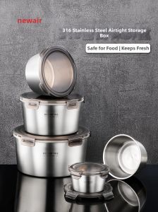 Sealed Food-grade Stainless Steel Freshness Box