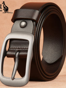 Kangaroo | Womens Genuine Leather Buckle Belt
