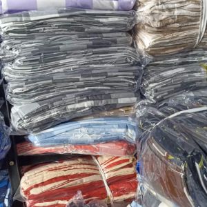 Sarung Bantal Set Guling Motif kotak Emily Sarban Korean Style Bahan Katun Polymicro Lebih Tebal