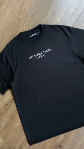 DGRAVE CREATIONS SINNER II (ON SOME DAYS I PRAY) BLACK T-SHIRT