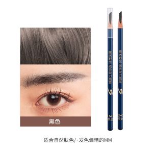 Hengsi Hard Core Wooden Brow Pencil Professional Makeup Artist Natural Look Easy Coloring Long Lasting Eyebrow Makeup Tool