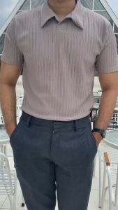 Kaos Kerah Pria Distro Bandung Polo Shirt Lengan Pendek Premium Bahan Manggo Knit Import Terlaris
