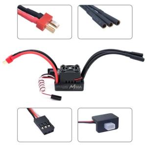 SURPASS HOBBY | Bộ Điều Khiển Tốc Độ ESC Không Chổi Than Chống Nước Surpass Hobby M35A M45A M60A Dành Cho Xe RC Buggy Monster Địa Hình 1/10-1/16 Tương Thích 2-3S
