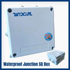 Waterproof 100x100x70 PVC Junction Square Box | SK