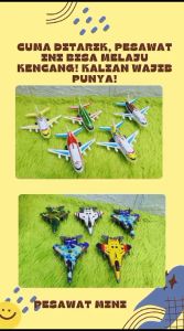 JET [ECER 1PCS] IRON JET AIRPLANE (PULLBACK) MAINAN ANAK PESAWAT JET BESI ALLOY SOUVENIR ULTAH ANAK