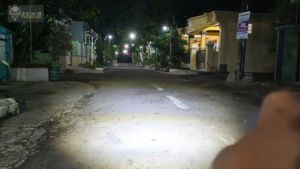 Lampu LED Motor H6 Laser HiLo Cut-Off Mini Bi-LED AC DC Kaki M5 Bebek 2 Warna