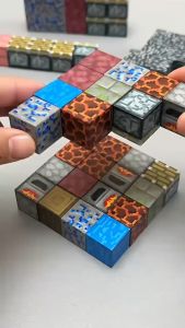 ชุดบล็อกตัวต่อแม่เหล็ก จำนวน 9645 ชิ้น MAGNET WORLD พร้อมกล่องเก็บของ มายเวิลด์แม่เหล็กของเล่นเด็ก เสริมสร้างพัฒนาการ