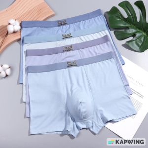 Celana Dalam Pria 2 pcs Underwear Boxer Ice Silk Ukuran (62-85kg) 8607