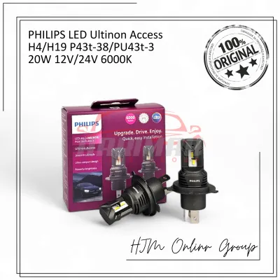 Philips Ultinon Access LED H4 H19 20W 6000K - Bohlam Lampu Mobil