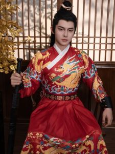 Original Han Dynasty New Arrival Embroidered Robe Mens and Womens Same Style Ming-Made Flying Fish Suit Traca Jinyiwei Spring and Autumn Chinese Style Non-Ancient Costume