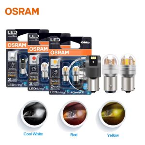 Osram | OSRAM Upgrade LED Signal Light S25 P21W PY21W P21 5W LEDriving SL Advance 1156 1157 LED Car Fog Bulb Brake Position Stop Lamp 2X