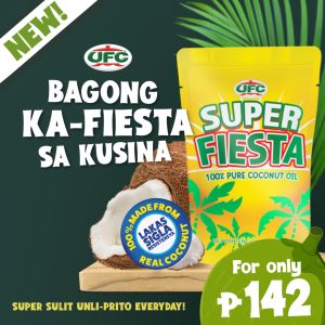 UFC Super Fiesta Coconut Oil 1L PET Bundle of 2: A Natural Solution for Health & Cooking