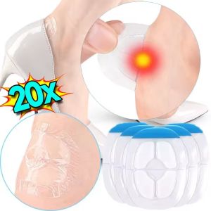 20pcs Anti-wear Foot Patches for Women Men Invisible Gel Heel Protector Foot Care Adhesive Patch Stickers Cushion Foot Care Tool