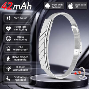 LIGE | 2026 New Sports Fitness Tracker Bracelet No Screen Smart Band Heart Rate Blood Oxygen Sleep Monitor Pedometer Smartwatch Women