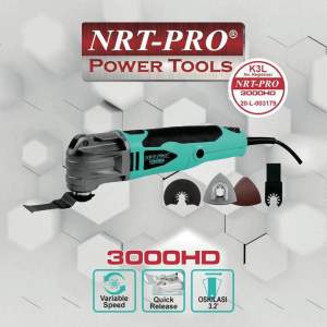 NRT PRO Multi Tool Machine Multi Cutter Gerinda Oskilasi NR 3000 HD VARIABLE SPEED