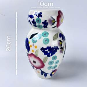 Bình hoa gốm sứ hình hoa đơn giản  đẹp mắt  tinh tế