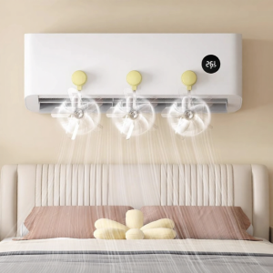 Quạt Treo Tường Hút Chân Không 2025 Phong Cách Scandinavia Chống Gió Lạnh Quạt Chống Bụi Máy Lạnh Đa Năng Dùng Trong Phòng Ngủ