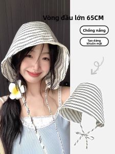 BILLI ZILLY | French Stripe Summer Wide Brim Sun Protection Hat