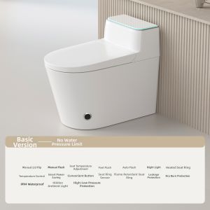 JOMOW | Light Intelligent Automatic Cover Lifting Unrestricted Water Pressure Toilet