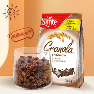 SanTe Chocolate Oats Cereal Instant Satiety Dry Eating Breakfast Grains Pollock Origin 350g Bag for Universal Consumption