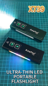 ASAFEE X739 Rechargeable EDC Flashlight 1000LM TG LED Green Laser 365nm UV Light RGB Ambient Side Lamp Magnetic Pocket Torch