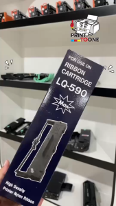 S015589 Ribbon ผ้าหมึก ตลับผ้าหมึก LQ-590 LQ-590H LQ590 ตลับหมึกผ้าหมึกสีดำ ผ้าหมึก590 Epson LQ-590II / Epson LQ-590 / Epson LQ-590H