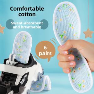 LINGMIAO | Anti-Odor Absorbent Breathable Summer Thin Insoles for Children